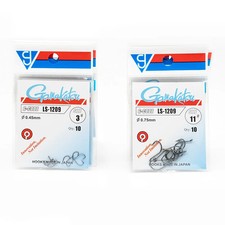 20pcs  LS-1209 Fishing Gear Accessories Head Big Eye Hook Fishing Carp Saltwater
