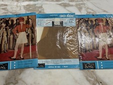 3 pair of unopened vintage German thigh high nylon stockings size 10 Esda