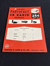 SAMS Photofact CB Radio Series Manual CB 244 January 1979