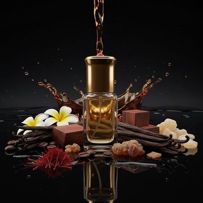 Tobacco Rum Attar. Uncut Long-Lasting No-Alcohol Arabian Perfume Oil 3ml Roll-On