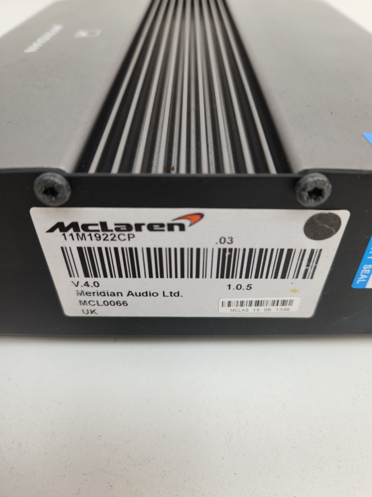 2015-2017 MCLAREN 675LT MERIDIAN AMPLIFIER AUDIO SOUND CONTROL MODULE UNIT OEM 