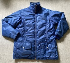 Vintage Roffe Ski Wear Premium Down Ski Jacket M Puffer Rainbow Snow Coat USA 70