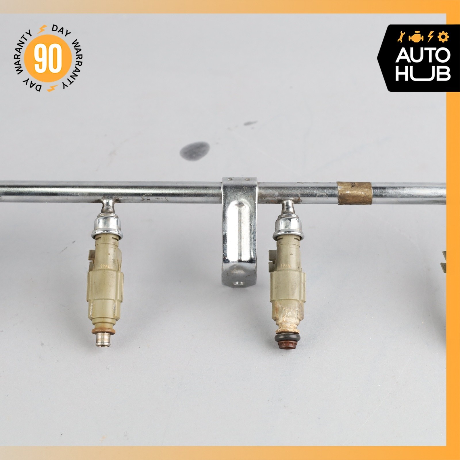 Aston Martin DB7 Vantage 6.0L Left Fuel Injection Rail Line w/ Injectors OEM 38k