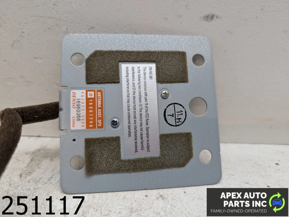 Antena módulo GPS navegación GMC Yukon 6,2 L OEM 2007 15201798 Foto 4 de 4