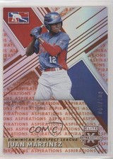2019 Panini Elite Extra Edition Aspirations Orange 48/100 Juan Martinez #206 0c6