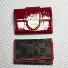 GUCCI Key Case Canvas Leather Patent Leather Lot of 2 Used Authentic ps2604-ps35