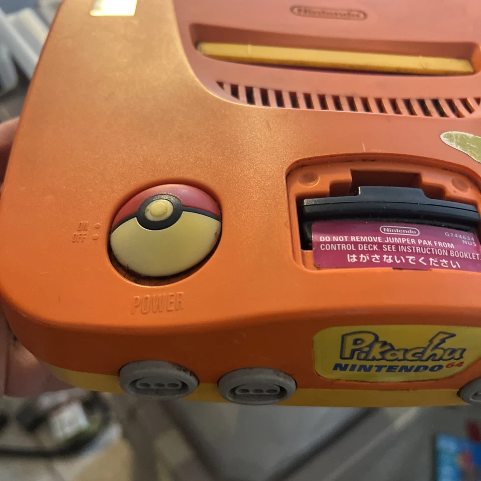 Nintendo 64  Pokemon Limited Pikachu Boxed Console - Orange Yellow - Image 4 of 4