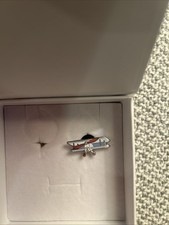 Louis Vuitton x Pintrill Volez Voguez Voyagez Exhibit Airplane Lapel Pin Rare