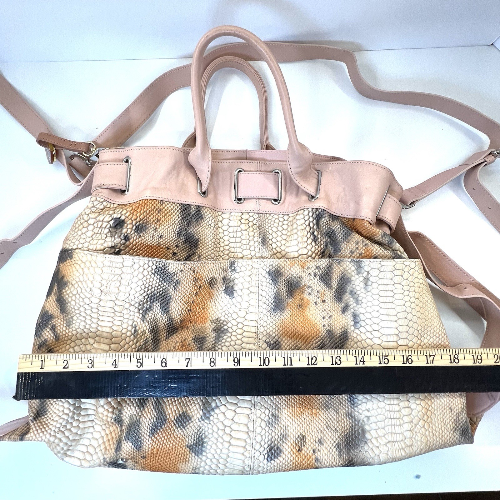 Vintage Barr + Barr Python Snake Print Leather Sh… - image 18