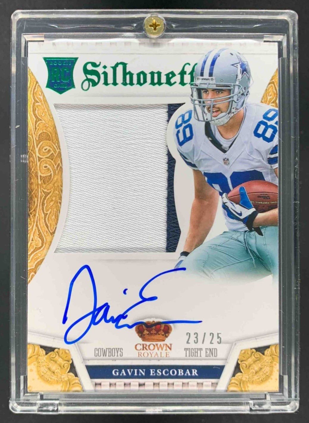 Gavin Escobar Panini Black #210 Autograph-Gold