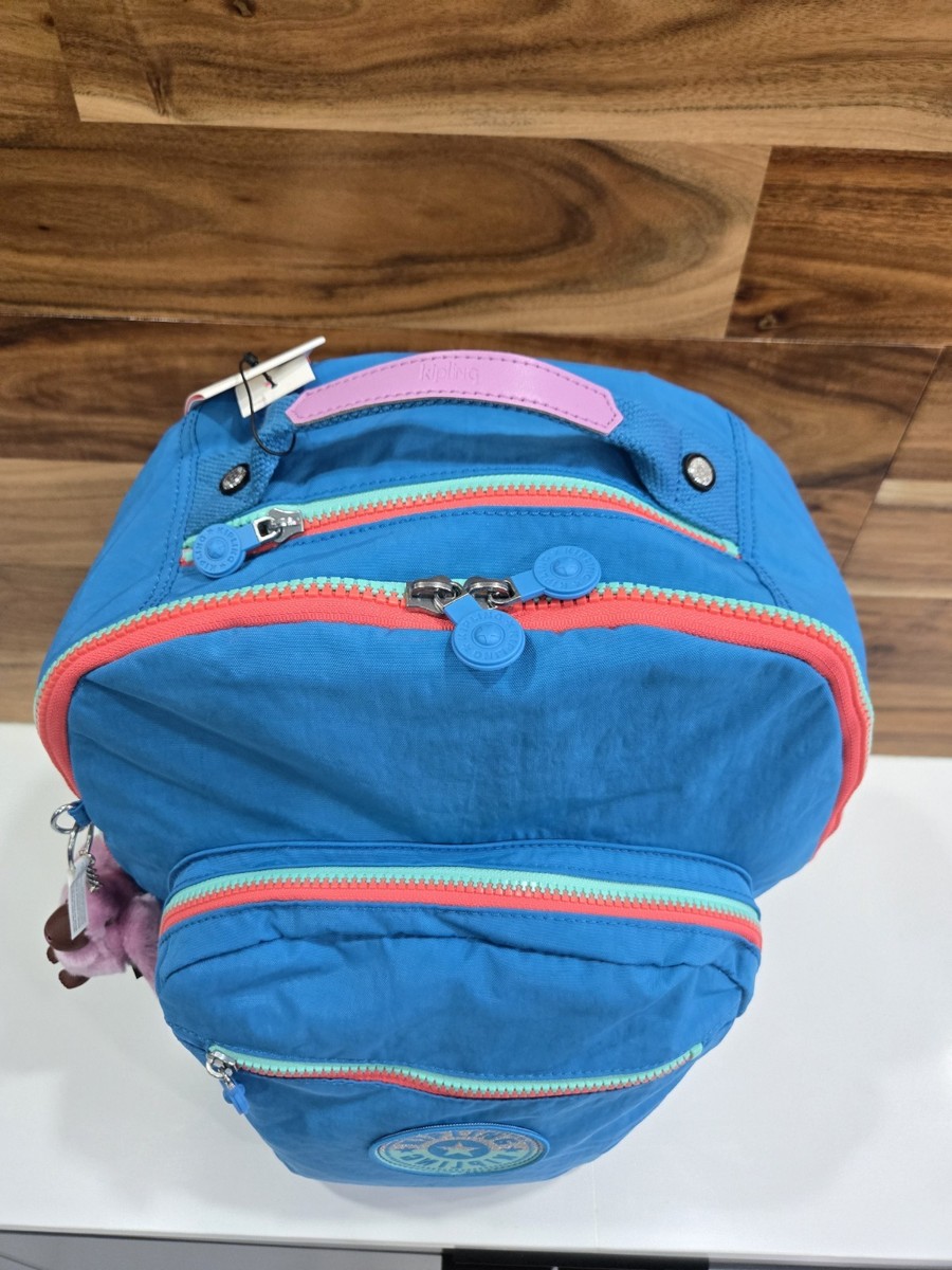 Kipling Backpack Large Azure Sky(Blue Turquoise)Color Laptop