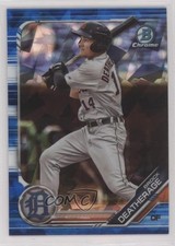 2019 Bowman Chrome Draft Sapphire Edition Blue 37/99 Brock Deatherage #BDC-5 nd3