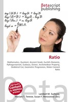 Lambert M. Surhone (U. A.) | Ratio | Taschenbuch | Englisch (2026)