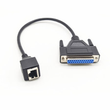 0.98 Ft RJ45 to DB25 Female Network Cable, DB25 Female to RJ45 Female Connection