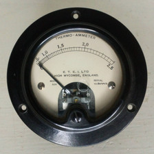 Ernest Turner Electrical Instruments MOD RAF Thermo Ammeter