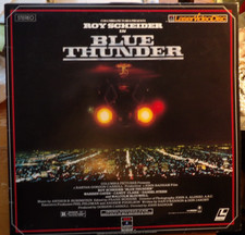 vintage Blue Thunder Laserdisc Starring Roy Scheider Malcom McDowell R rated mov
