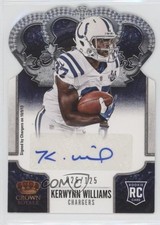 2013 Crown Royale Silver Die-Cut Signatures /125 Kerwynn Williams #151 Auto z5i