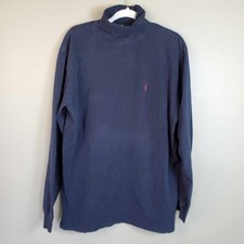 Vtg Polo Ralph Lauren Turtle Neck Mens Large Made In USA L