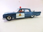 DINKY 264 FORD FAIRLANE RCMP POLICE CAR, BLUE. VINTAGE. ORIGINAL