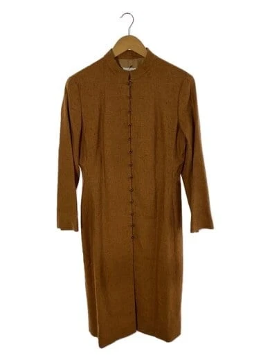 CELINE Cappotto 42 Seta Marrone Piano