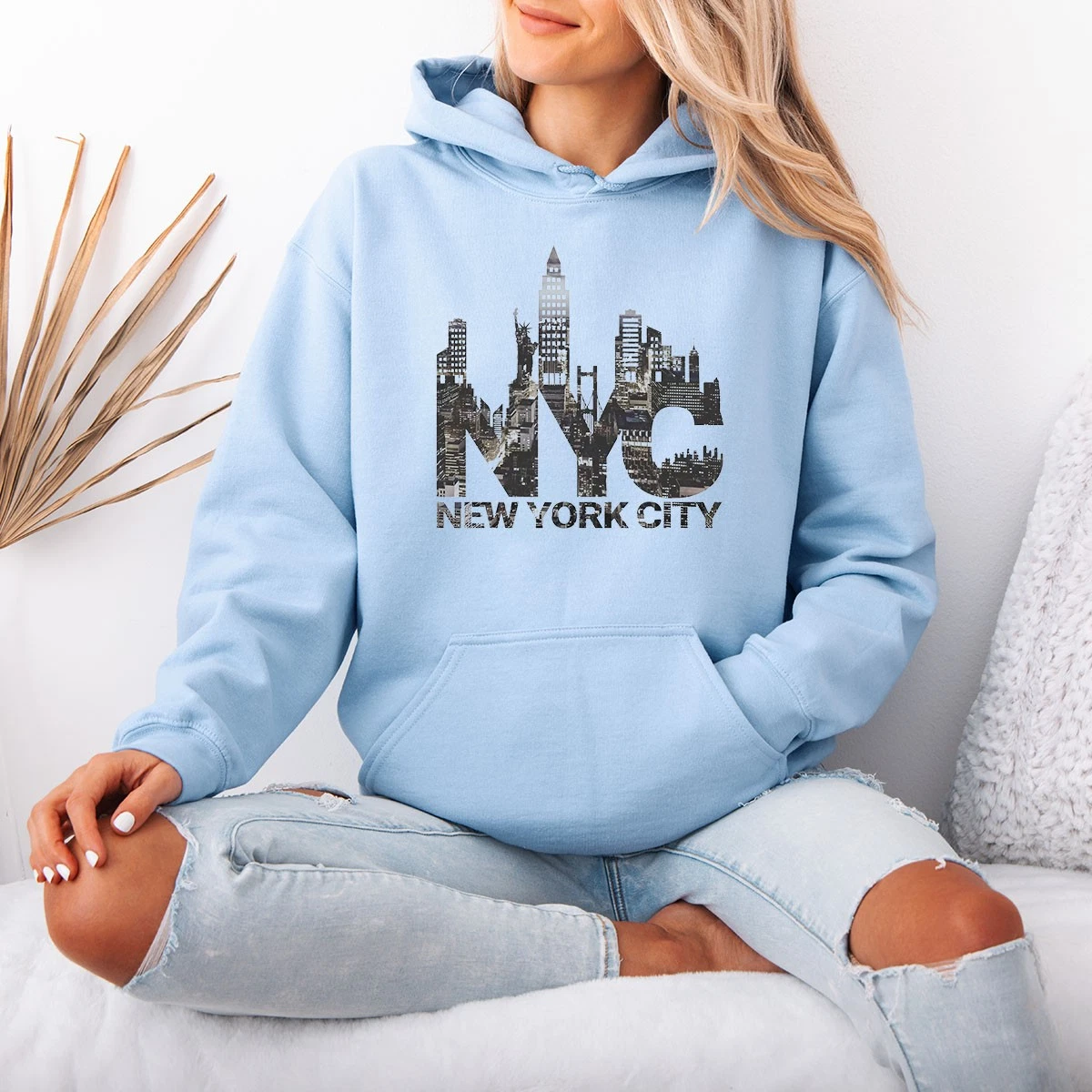 NYC New York City Travel City Womens Hoodie Graphic Pullover Hoodies
Opens in a new window or tab