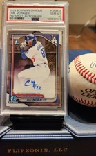 2024 Bowman Chrome 1st Emil Morales Auto PSA 10 Dodgers Prospect Autograph
