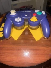 Nintendo Gamecube Controller Indigo Purple/Clear DOL-003 OEM Clean Tested