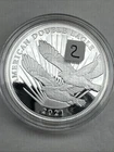 2021 SILVER COOK ISLANDS $2 AMERICAN DOUBLE EAGLE 1/2 OZ PROOF COIN 0.999 Fine