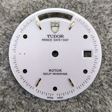 Quadrante Tudor Prince Date + Day bianco per indici diamantati 94614+76213