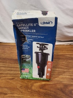Orbit Satellite II Impact Sprinkler Pop-Up Model 55025 Up To 45' Spray