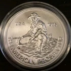 1985 Engelhard 1 oz Silver Coin - AMERICAN PROSPECTOR 999+ Silver round (IN CAP)