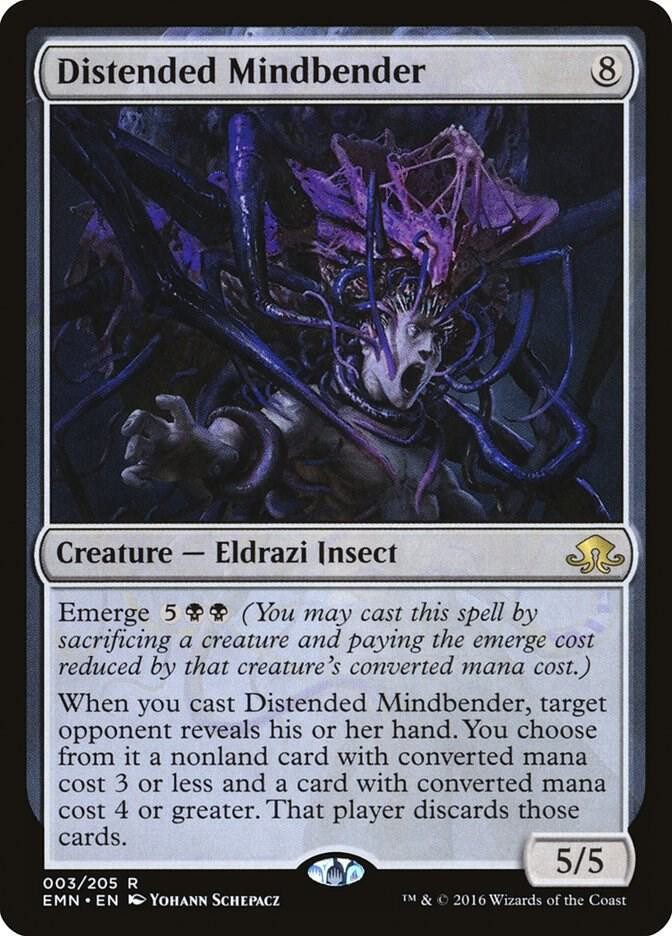 Distended Mindbender 3 Rare Eldritch Moon Magic: The Gathering Lightly Played