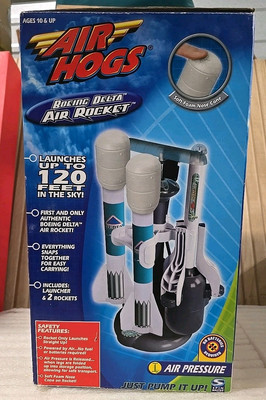 ULTRA RARE! Air Hogs Spin Master Boeing Delta Air Rocket Counterstrike NIB