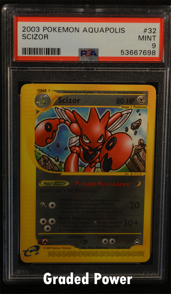 Pokemon Aquapolis Scizor PSA 9 (7698) 32/147