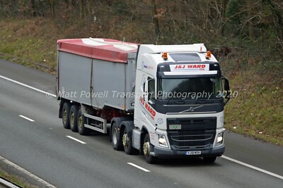 LKW Foto 12x8 - Volvo FH - J&J Ward - YJ18 MOA