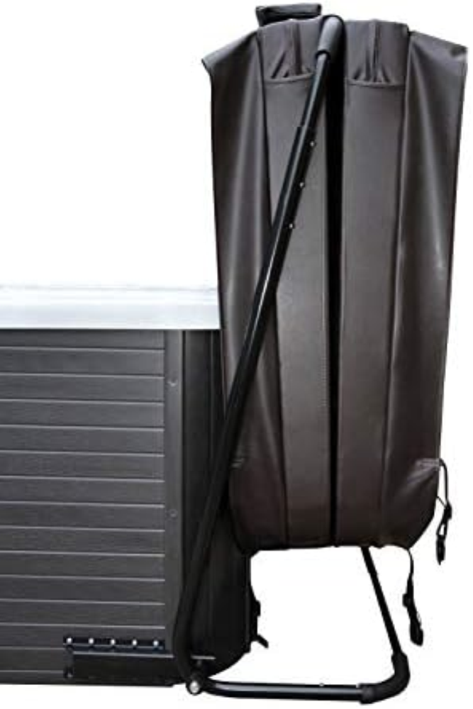 Canadian Spa Hot Tub Cover Lifter Bottom Mount, Nero, 122 x 244 x 91 cm