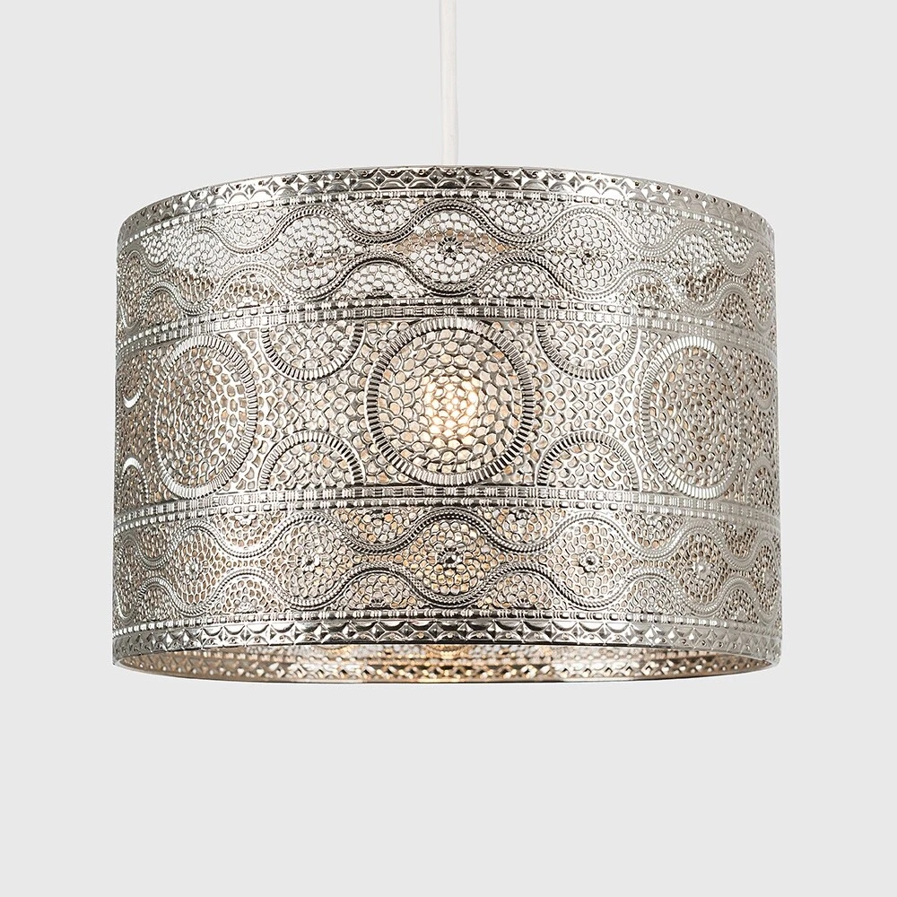 Moroccan easy fit pendant shade deals