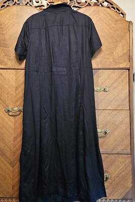 lands end black maxi dress Womens Black Maxi Dresses