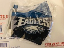 Philadelphia Eagles Face Mask ADJUSTABLE Handmade, cotton FAST ship