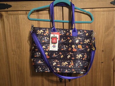 RARE Disney Parks Harveys Mickey & Friends Halloween Medium Streamline Tote NEW