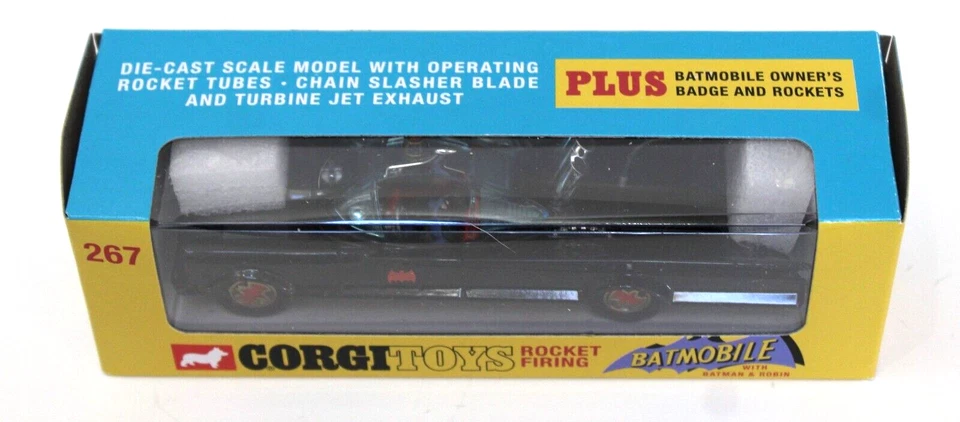 Corgi RT26701 267 Rocket Firing Batmobile 1:43 Mint/ Boxed MIB Reissue - Image 4 of 4