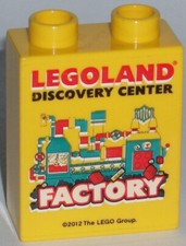 Misprint LEGO LEGOLAND collectable brick FACTORY 2012 DISCOVERY CENTER #09