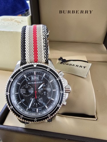 Near MINT BURBERRY BU7601 Gents watch - Picture 2 of 9
