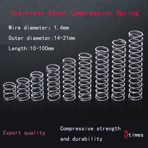 Stainless Steel Compression Spring Wire Dia1.4mm Y Type Rotor Return ...