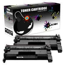 2BK Toner Cartridge replace for HP CF258A 58A NO CHIP LaserJet M404n MFP M428dw