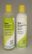 DevaCurl Delight Low Poo + One Condition Set 8 fl oz each