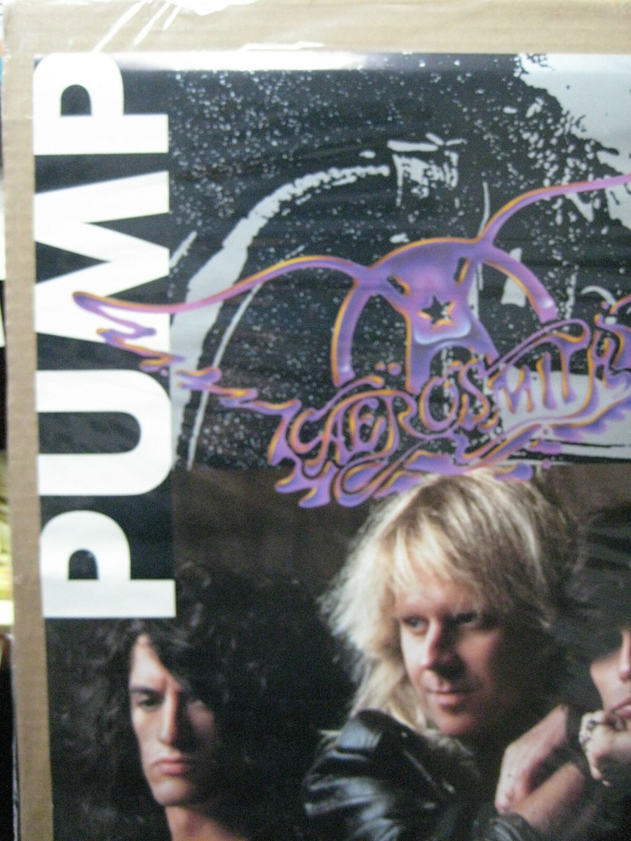 Aerosmith Vintage 1989 poster rock band artist music PUMP 13668 | eBay