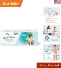 Gentle Touch Diapers for Infants, Hypoallergenic  Breathable - 80 Count, Size 7