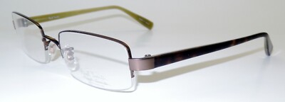 PAUL SMITH W/OACE   PS-1015 SEMI-RIMLESS BROWN TORTOISE  EYEGLASSES 140   51-20