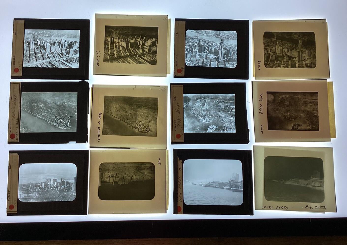 New York City Magic Lantern Glass Photo Slides & Prints 1880s Mixed Brooklyn+++